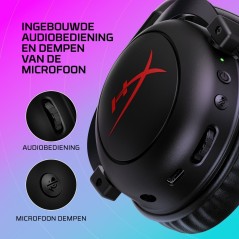 HyperX Cloud II Wireless Headset Black - Premium Comfort & Immersive Sound Experience